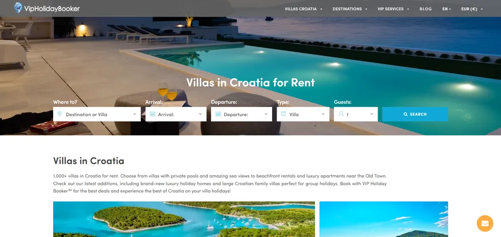 VipHolidayBooker — project preview