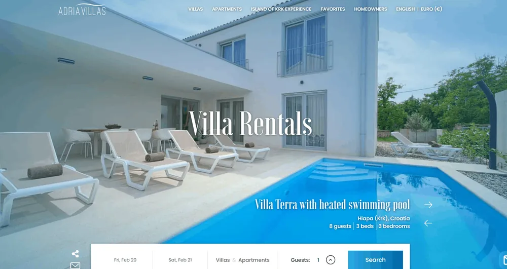 AdriaVillas — project preview