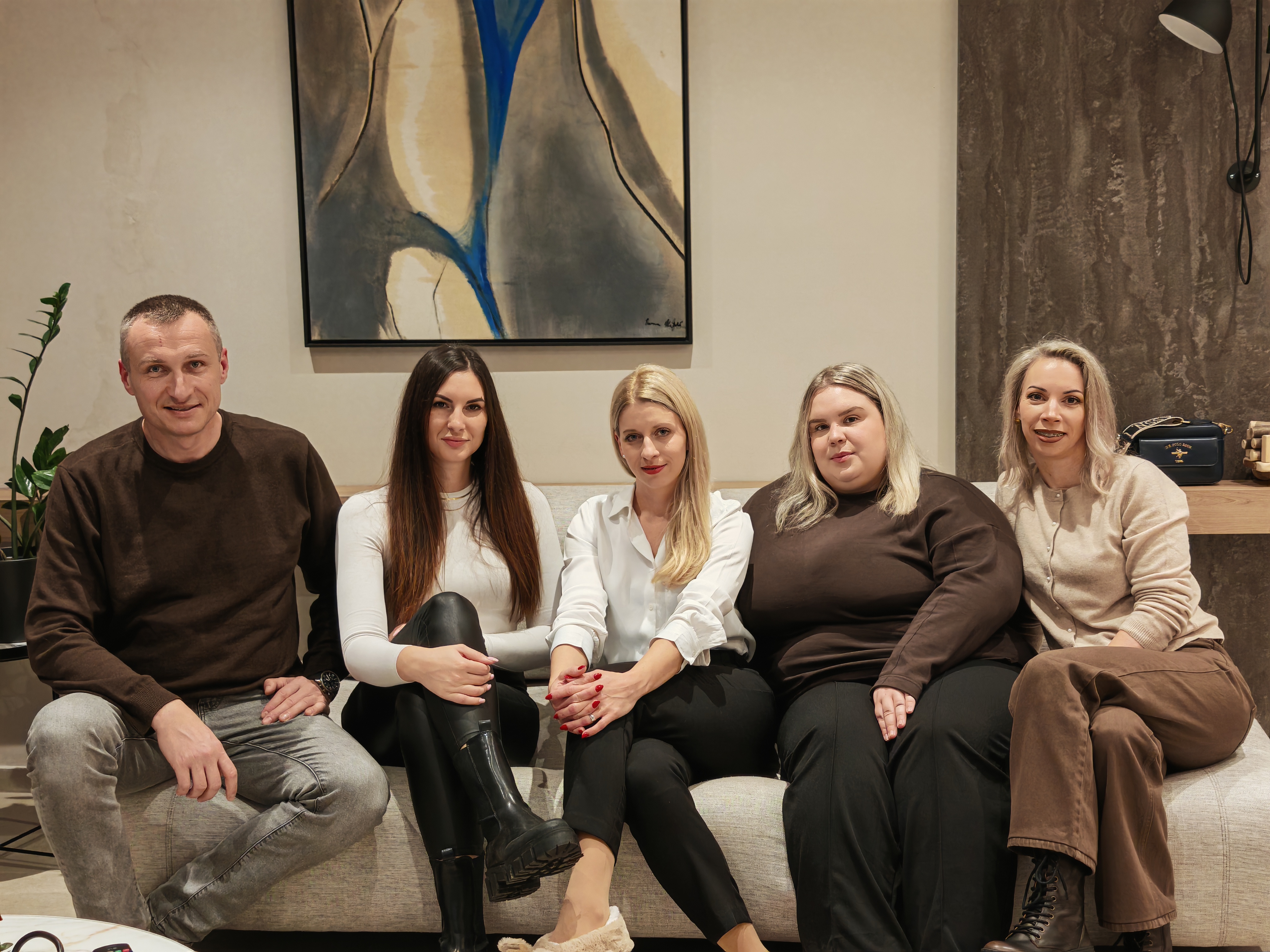The Krk Adria team together in their office